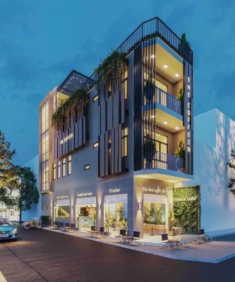 thiet ke nha pho ket hop kinh doanh doc dao an tuong